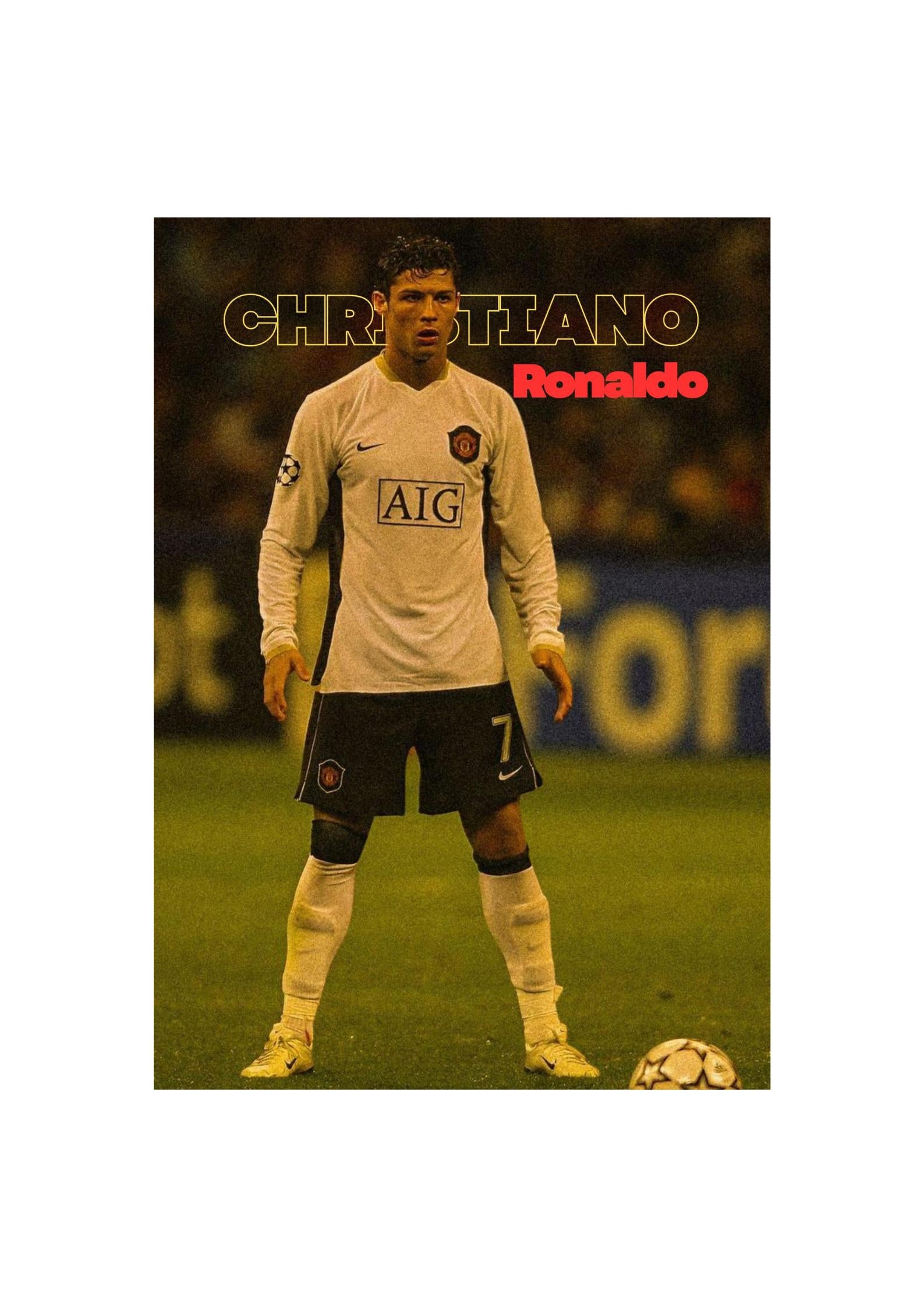 Cristiano Ronaldo | CR7 Legacy Motivational Football Poster | “Discipline. Focus. Greatness.” Wall Art | A3 Unframed Cristiano-Inspired Sports Print | Gym, Bedroom & Office Décor for Football Lovers