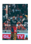 RCB Virat Kohli Inspirational Cricket Poster – "DISCIPLINE" Motivational Wall Art for Gym, Office, Study Room, Bedroom | A3 Poster | Postered