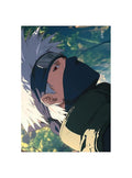 Kakashi Hatake Sharingan Poster | Cool Anime Wall Art for Naruto Fans | Ninja Teacher Aesthetic Print for Bedroom, Gaming Room | Unframed